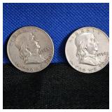 (2)1954-D Franklin
