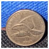 1858 Flying Eagle,LL,VG