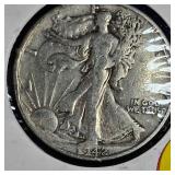 1942-S Walking Liberty, VG