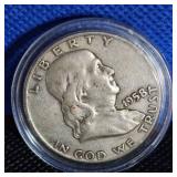 1958-D Franklin Half Dollar