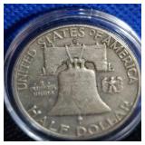 1958-D Franklin Half Dollar