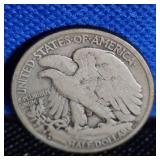 1927-S, 1929-S Walking Liberty, Worn