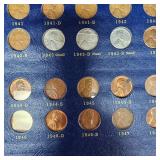 Lincoln Wheat Cents Book, 1941-58