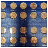 Lincoln Wheat Cents Book, 1941-58