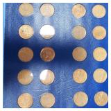 Lincoln Wheat Cents Book, 1941-58