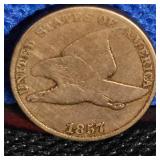 1857 Flying Eagle Cent