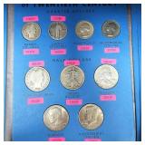 20th Century Coin Book w/Some Silver