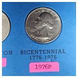 20th Century Coin Book w/Some Silver