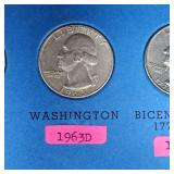 20th Century Coin Book w/Some Silver