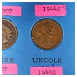 20th Century Coin Book w/Some Silver