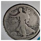 1917-D, Walking Liberty, Reverse Mint Mark