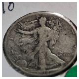 1918 Walking Liberty, Fine