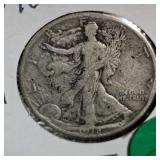 1918 Walking Liberty, Fine