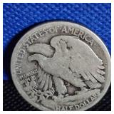 (2)1917-S Walking Liberty with Wear