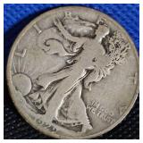 1929-D Walking Liberty, XF