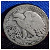 1929-D Walking Liberty. Fine