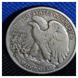 1943-D, Walking Liberty, XF
