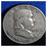 1951-D, Franklin Half $