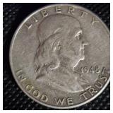 1948-D Franklin Half Dollar