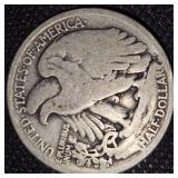 (2) Walking Liberty Half $, worn