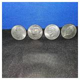 (4)Ike $, 2-1972,2-Bicentennial