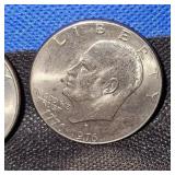 (4)Ike $, 2-1972,2-Bicentennial