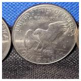 (4)Ike $, 2-1972,2-Bicentennial