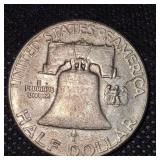 (2)1951-S Franklin Half Dollar