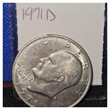 (5) Ike $ Coins, 3-1971, 2 Bicentennial