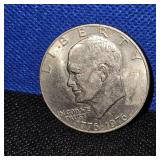 (4) Ike Dollar Coins, 2-1977, 2 Bicentennial