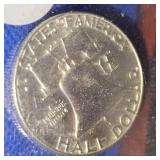 1961 Franklin Half $, AV