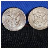 2-1964 Kenndy Halves