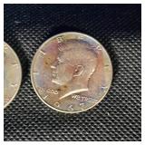 3-1967 Kennedy Halves, 40%