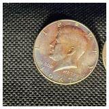 3-1967 Kennedy Halves, 40%