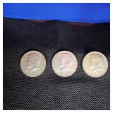 3-1967 Kennedy Halves, 40%