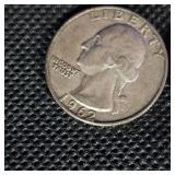 2-Washingtons 1962,1969, and Canadian 1957 Qtr