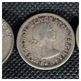 2-Washingtons 1962,1969, and Canadian 1957 Qtr