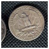 2-Washingtons 1962,1969, and Canadian 1957 Qtr