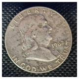 1962,1963 Franklin Halves