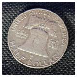 1962,1963 Franklin Halves