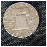 1962,1963 Franklin Halves