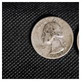 1941 Walking Liberty Half, 1943 Washington, 1943 Canadian Quarter