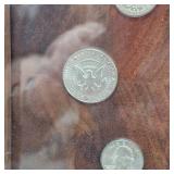 Silver Heritage 1870 Custom Clock, 100% Silver Coins Clock