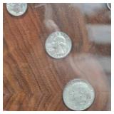 Silver Heritage 1870 Custom Clock, 100% Silver Coins Clock