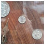 Silver Heritage 1870 Custom Clock, 100% Silver Coins Clock