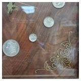 Silver Heritage 1870 Custom Clock, 100% Silver Coins Clock