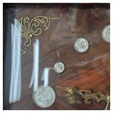 Silver Heritage 1870 Custom Clock, 100% Silver Coins Clock