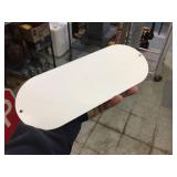 Mercury Outboards Enamel Metal Sign - 12" x 4 3/4"