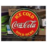 Coca Cola - 1991 Andy Rooney Porcelain Sign - 11 1/4"