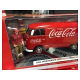 2 Licensed Coca Cola Volkswagen 1/24 Die Cast